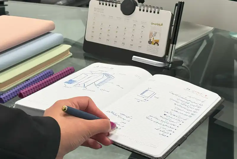 سررسید تبلیغاتی 1404: ابزاری مؤثر برای یادداشت‌برداری و برنامه‌ریزی