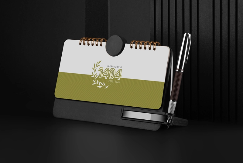 تقویم رومیزی پلکسی